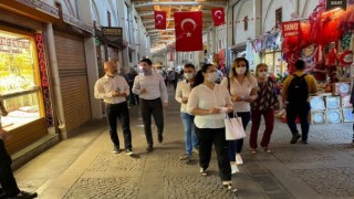 Kahramanmaraş'ta Chp'liler Esnafı Gezdi ! Esnaf Ekonomiden Dert Yandı