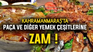 Kahramanmaraş'ta Paça'ya Zam