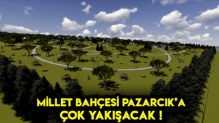 Pazarcık Millet Bahçesi İnşaatı Hızla Devam Ediyor