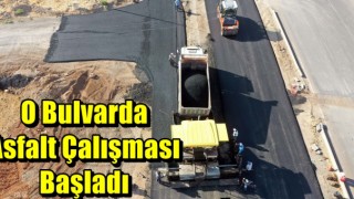 Turgut Özal Bulvar'ında Asfalt Çalışması Başladı