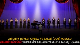 Antalya'da Sanatcılardan 'SESLERİN BÜYÜSÜ' Konseri