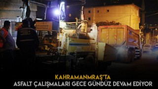 Asfalt Çalışmaları Saat Fark Etmezsizin Devam Ediyor