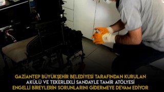 Gaziantep Büyükşehir Belediyesi Engelli Bireylerin Sorunlarını Çözüyor