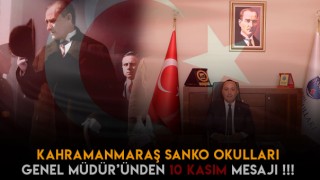 Genel Müdür Asyalı 10 Kasım Anma Günü Mesajı...