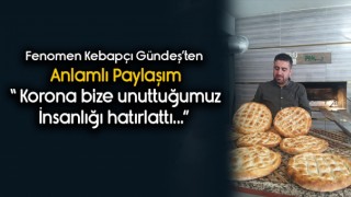Gündeş'ten Anlamlı Paylaşım