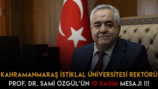 İstiklal Üniversitesi Rektörü Özgül’den 10 Kasım Mesajı