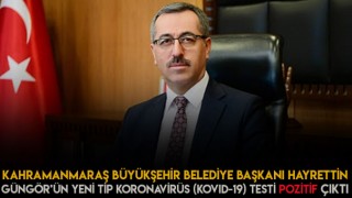 Kahramanmaraş AK Parti Büyükşehir Belediye Başkanı Güngör'ün Testi Pozitif Çıktı
