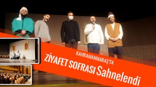 Kahramanmaraş'ta Ziyaret Sofrası Tiyatrosu Sahnelendi
