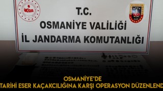 Osmaniyede Tarihi Eser Kaçakcılığına Operasyon Düzenlendi