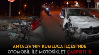 Otomobil İle Motosiklet Çarpıştı 1 Ölü