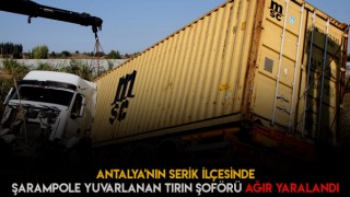 Tır Şöförü Ağır Yaralandı