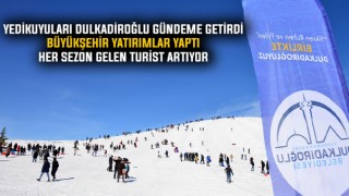 Yedikuyular Kayak Merkezine İlk Kar Yağdı