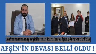 Kahramanmaraş Teşkilatı Kuruluyor