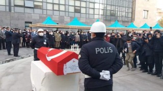 Kahramanmaraş'ta şehit polis memuru için tören