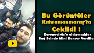 Koronavirüse Aldırmadılar Bağ Evinde Mini Konser Yaptılar
