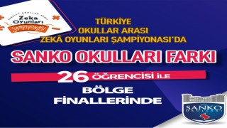 Sanko Okulları Öğrencileri Bölge Finalinde