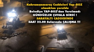 Sarayaltı Caddesinde YİNE ÇALIŞMA !!!