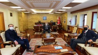 Ahmet Özdemir Ve Mehmet Cihat'dan Sezal Üniversite Rektörü Prof.Dr. Niyazi Can'a Ziyaret