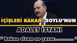 İçişleri Bakanı Süleyman Soylu'ndan Tepki - Bakan Olsam Ne Yazar dedi ve Ekledi