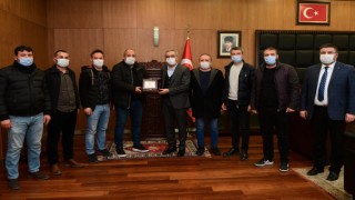 Kahramanmaraşspor Heyetinden Güngör'e Ziyaret