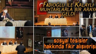 Şehitkamil Belediye'sinden Muhtarlarla Toplantı