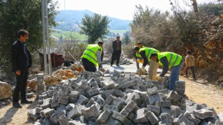 Andırında Mahalle Yolları Tadilatta