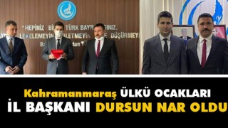 Kahramanmaraş Ülkü Ocaklarında Görev Değişimi