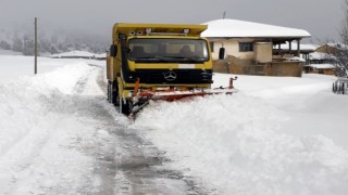 Kahramanmaraş'ta Karla Mücadele Devam Ediyor