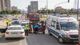 Mersin'de Trafik Kazası Tatbikatı Yapıldı