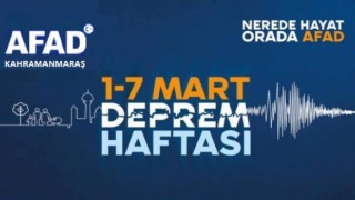 Deprem Haftası'nda Önlem Mesajı
