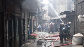 Kahramanmaraş'ta Bakır Atölyesi'nde Yangın Çıktı