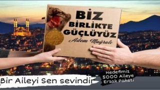 Biz Birlikte Güçlüyüz Hareketinin Hedefi Ramazan'da 5 Bin Koli Dağıtmak