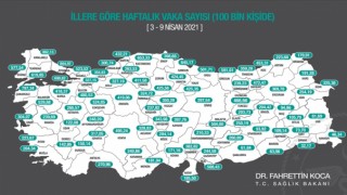 Haftalık Vaka Verileri Açıklandı Kahramanmaraş İkiye Katladı