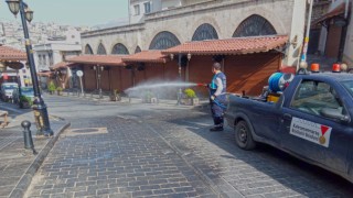 Kahramanmaraş'ta Dezenfekte Çalışmalarını Sürdürüyor