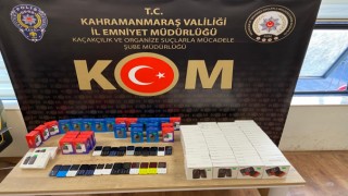 Kahramanmaraş'ta Kaçak Cep Telefonu Operasyonu