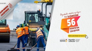 Fen İşleri Dairesinden Günlük Çizelge