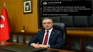 Kahramanmaraş Büyükşehir Belediyesi 20 Milyon Liralık Ödemeyi Vadesinden Önce Ödeyecek