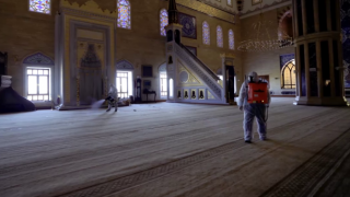 Kahramanmaraş'ta Camiler Bayrama Hazır