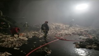 Kahramanmaraş'ta Fabrikada Çıkan Yangın Söndürüldü