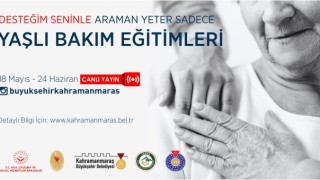 Kahramanmaraş'ta Yaşlı Bakım Eğitimleri Başlıyor