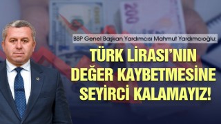 Mahmut Yardımcıoğlu : Türk Lirasının Değer Kaybetmesine Seyirci Kalamayız