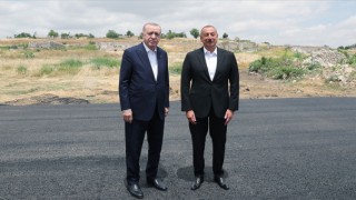 Erdoğan İle Aliyev Bir Araya Geldi