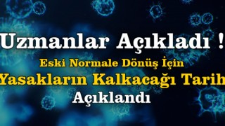 Eski Normale Ne Zaman Dönülebilir ? Uzmanlar Konuştu