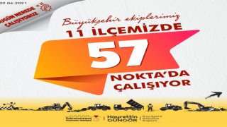 Fen İşleri Dairesinden Günlük Çizelge