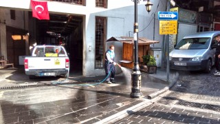 Kahramanmaraş Yoğunluk Oluşabilecek Alanlar Normalleşme Öncesi Dezenfekte Edildi