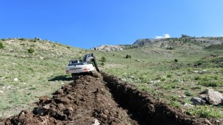 Göksun Çardak Mahallesine İlave Su Çalışması Tamamlandı
