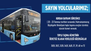 Kahramanmaraş'ta Bayramda Otobüsler Ücretsiz