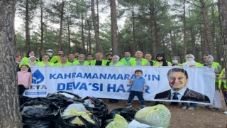 Deva Parti Kahramanmaraş Teşkilatından Doğa Temizliği