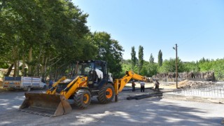 Kahramanmaraş Dereköy Güreş Sahası Yenileniyor