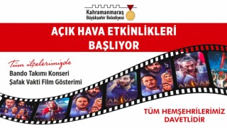 Kahramanmaraş'ta Açık Hava Etkinlikleri Başlıyor